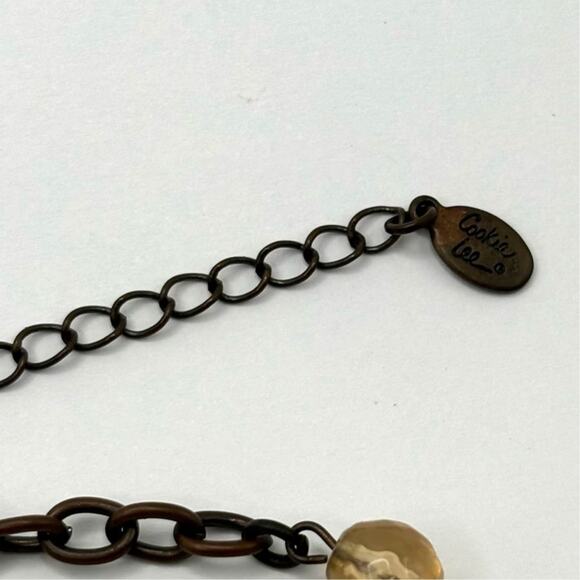 Y2K Pink Pearl Cookie Lee Necklace (SIZE) - Picture 4 of 4